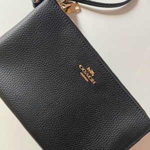 Authentic Coach Double Zip Wallet